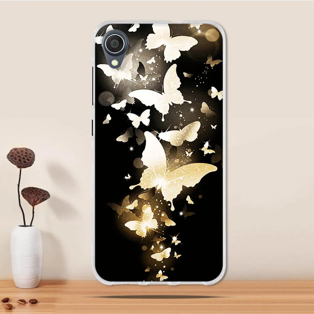 Чехол для Asus ZenFone Live L1 ZA550KL чехол силиконовый мягкий из ТПУ с принтом