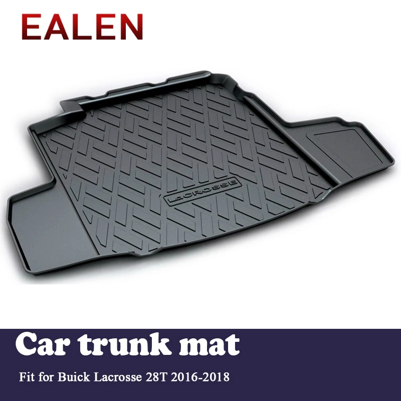EALEN For Buick LaCrosse 28T 2016 2017 2018 Styling Boot Liner Tray Waterproof mat Accessories 1Set Car Cargo rear trunk mat