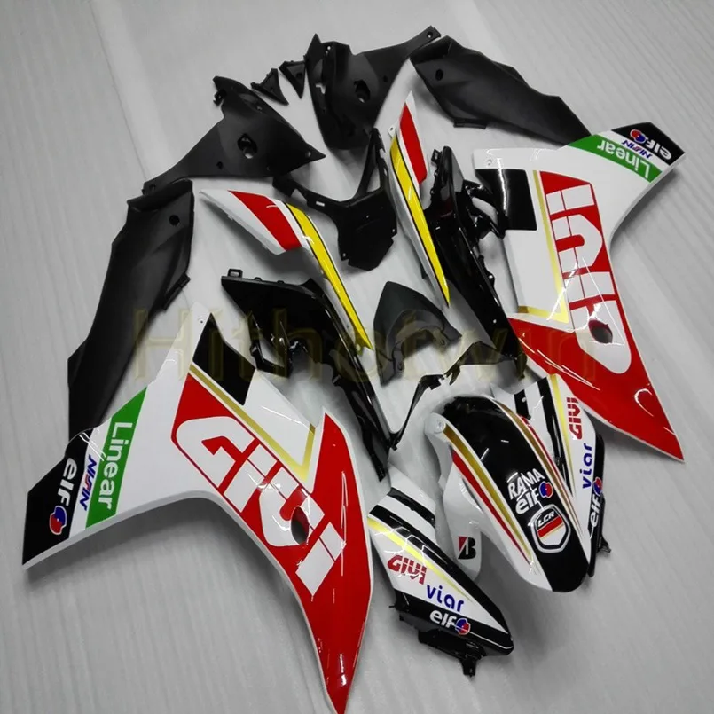 A Пользовательские мотоцикла тюнинг-пакет для HONDA CBR600F 2011 2012 2013 CBR 600F ABS Пластик Обтекатель+ болты+ литья под давлением красный белый M2 - Цвет: A
