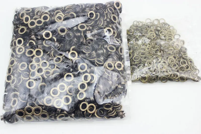 2000 набор 8 мм плоских люверсов металлические медные люверсы кнопки аксессуары