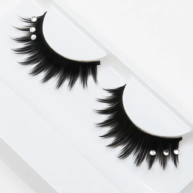 Накладные ресницы для макияжа накладные ручной работы с толстым крестом длинные