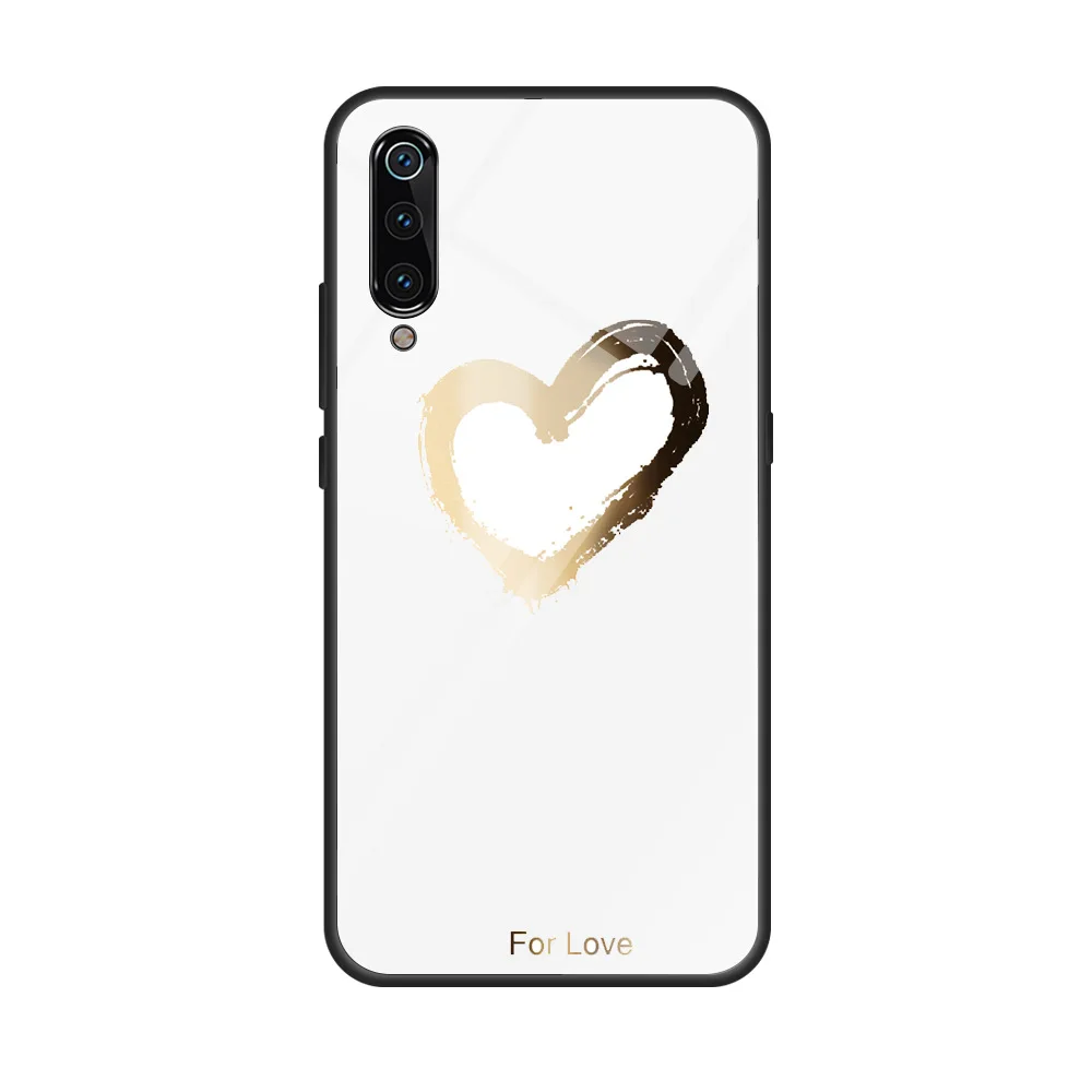 1104 Красный mi 7 Note 7 Pro Note 6 Pro Red mi K20 Pro Red mi 6 Pro mi 9T mi 9 mi 8 mi x3 чехол противоударное покрытие звездное пространство закаленное стекло чехол - Цвет: 1104