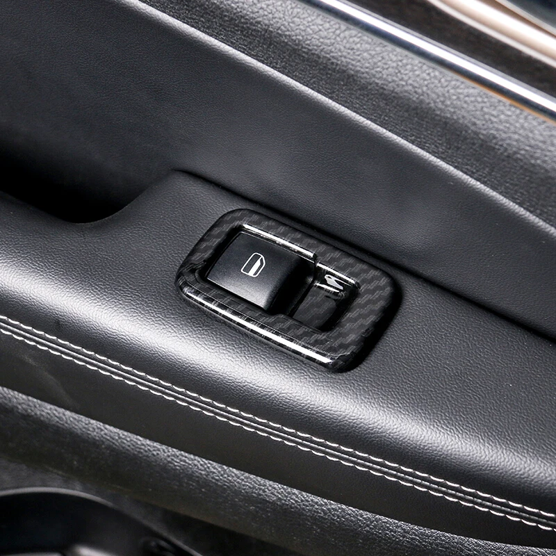 

ABS Plastic For Jeep Grand Cherokee 2014-2017 Door Window glass Lift Control Switch Panel Cover Trims Car Styling Accessories