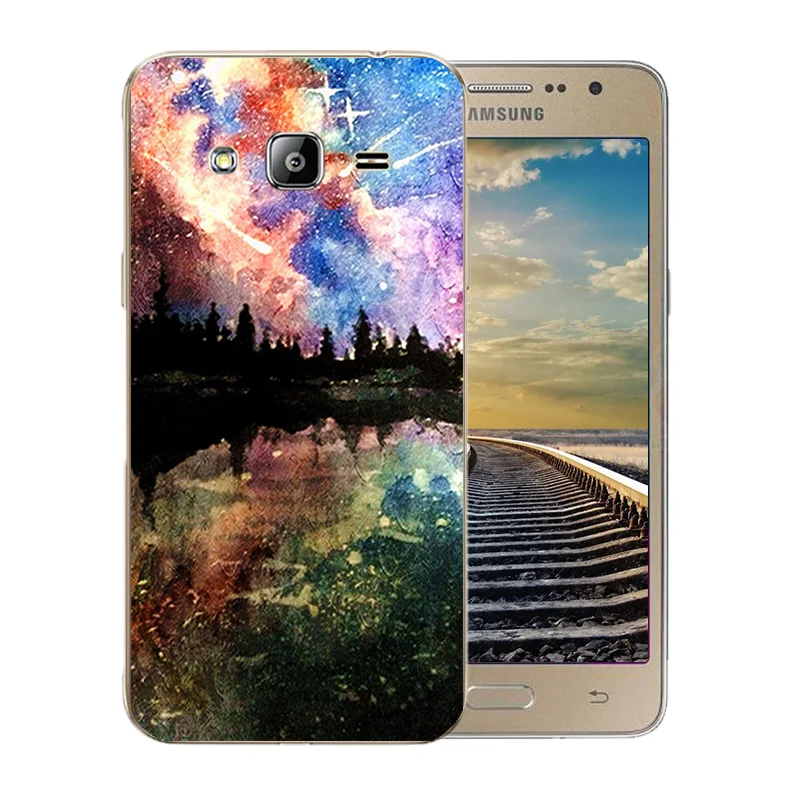 5 0 дюйма для Samsung Galaxy J2 Prime силиконовый чехол с рисунком звездного неба SM-G532F G532