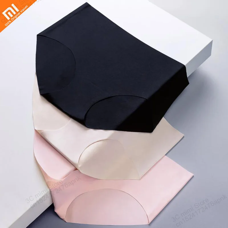 3 шт. xiaomi mijia бесшовные шорты с высокой талией бесшовное удобное высокоэластичное дамское нижнее белье умный дом