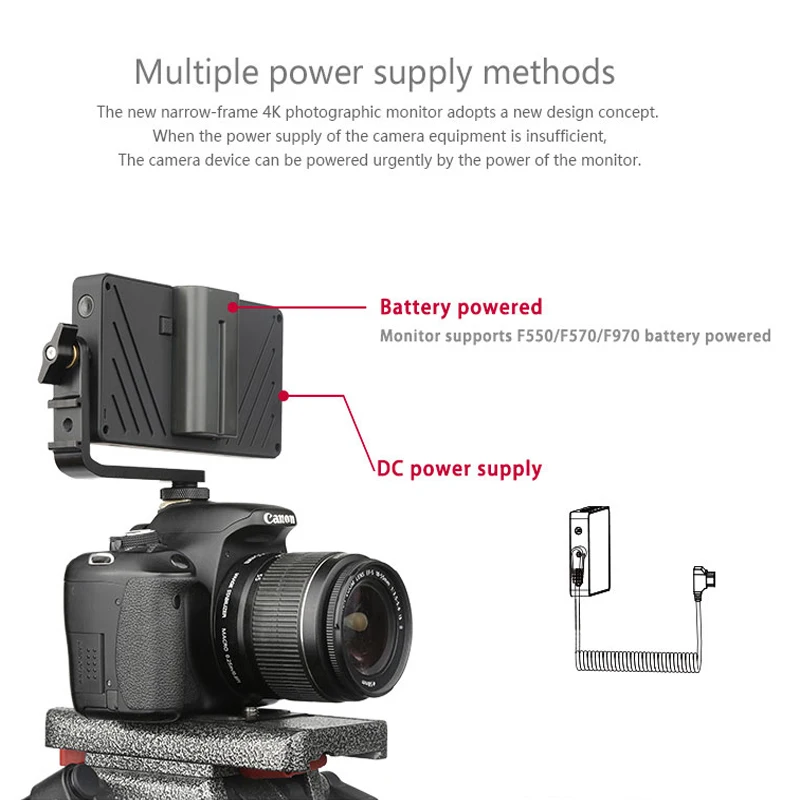 Монитор Bestview S5 5 дюйма 4K вход узкий экран боковой монитор для камеры SONYA9 A7III A7II ZHIYUN
