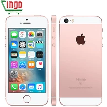 Разблокированный Apple iPhone SE сотовые телефоны LTE 4," 2 Гб Оперативная память 16/64GB Встроенная память чип A9 iOS 9,3 двухъядерный мобильный телефон с определением отпечатка пальца
