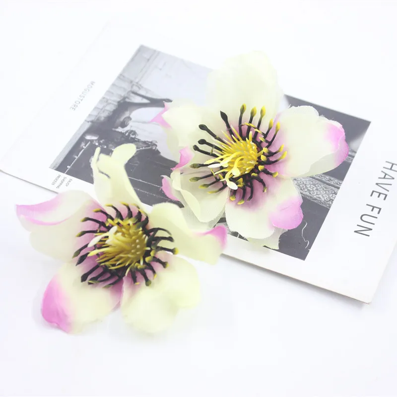 Искусственный цветок 7 см вишни сливы сделай сам гирлянда ручной работы материал