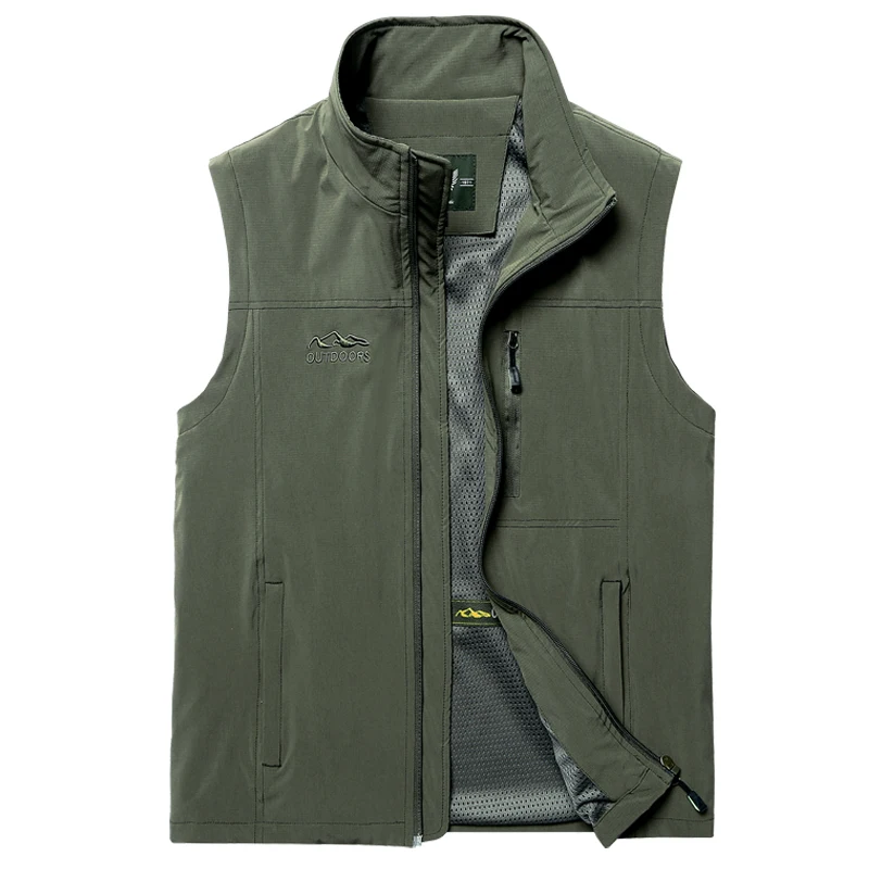 MarKyi plus size M to 4xl fashion sleeveless mens Multiple pockets waistcoats 3 colors for Sping 2019 | Мужская одежда