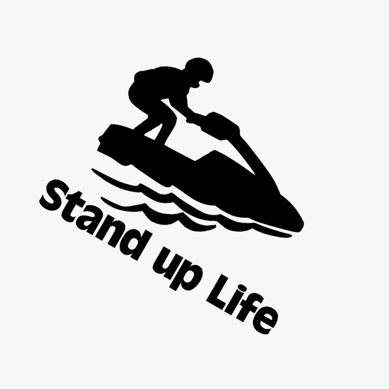17 8 см * 14 2 Stand Up Jet Ski стикер Jetski стоячий Пропеллер для автомобильного стайлинга