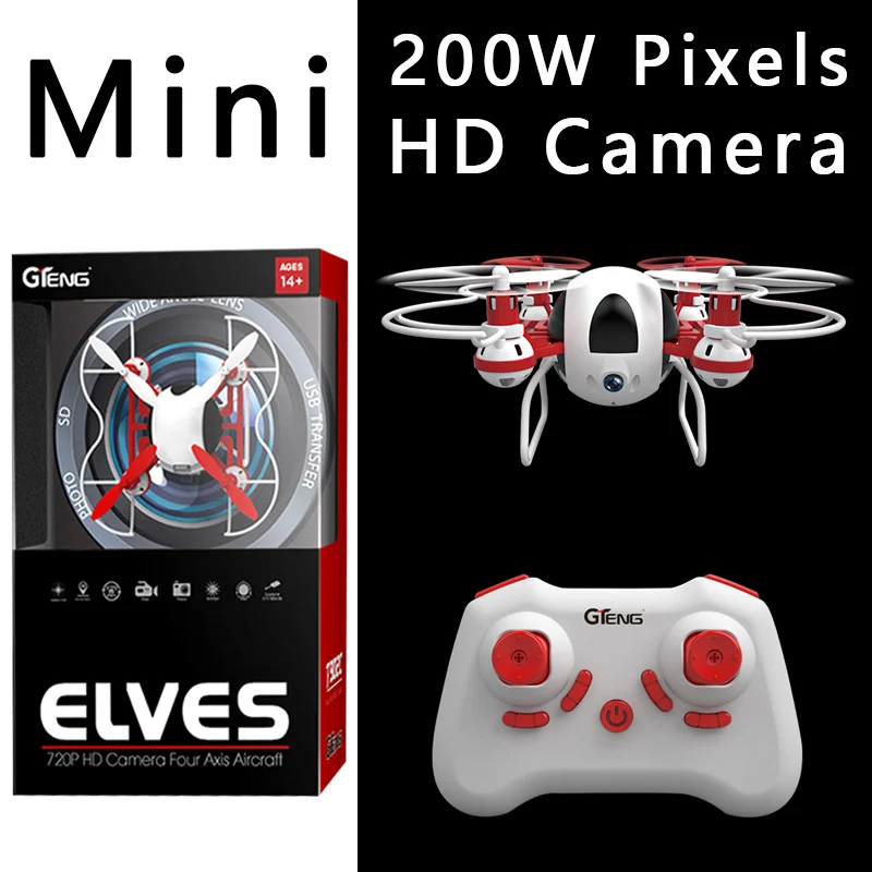 Micro Радиоуправляемые игрушки Мини drone с HD камера дрони четырехвинтовой вертолет