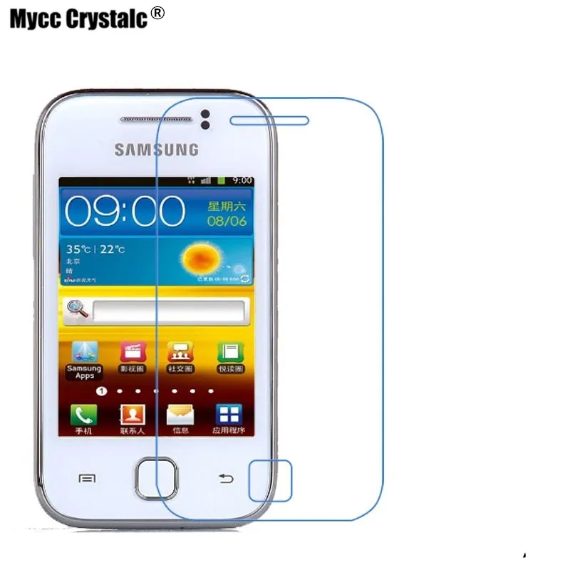Защитная пленка из мягкого стекла для Samsung Galaxy S5360 i509 нано Взрывозащищенная