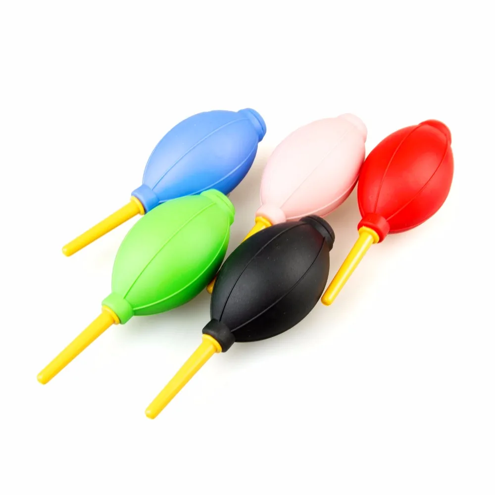 

5pcs Rubber Air Dust Blower Blowing Ball Cleaning Tool Black Red Blue Green)