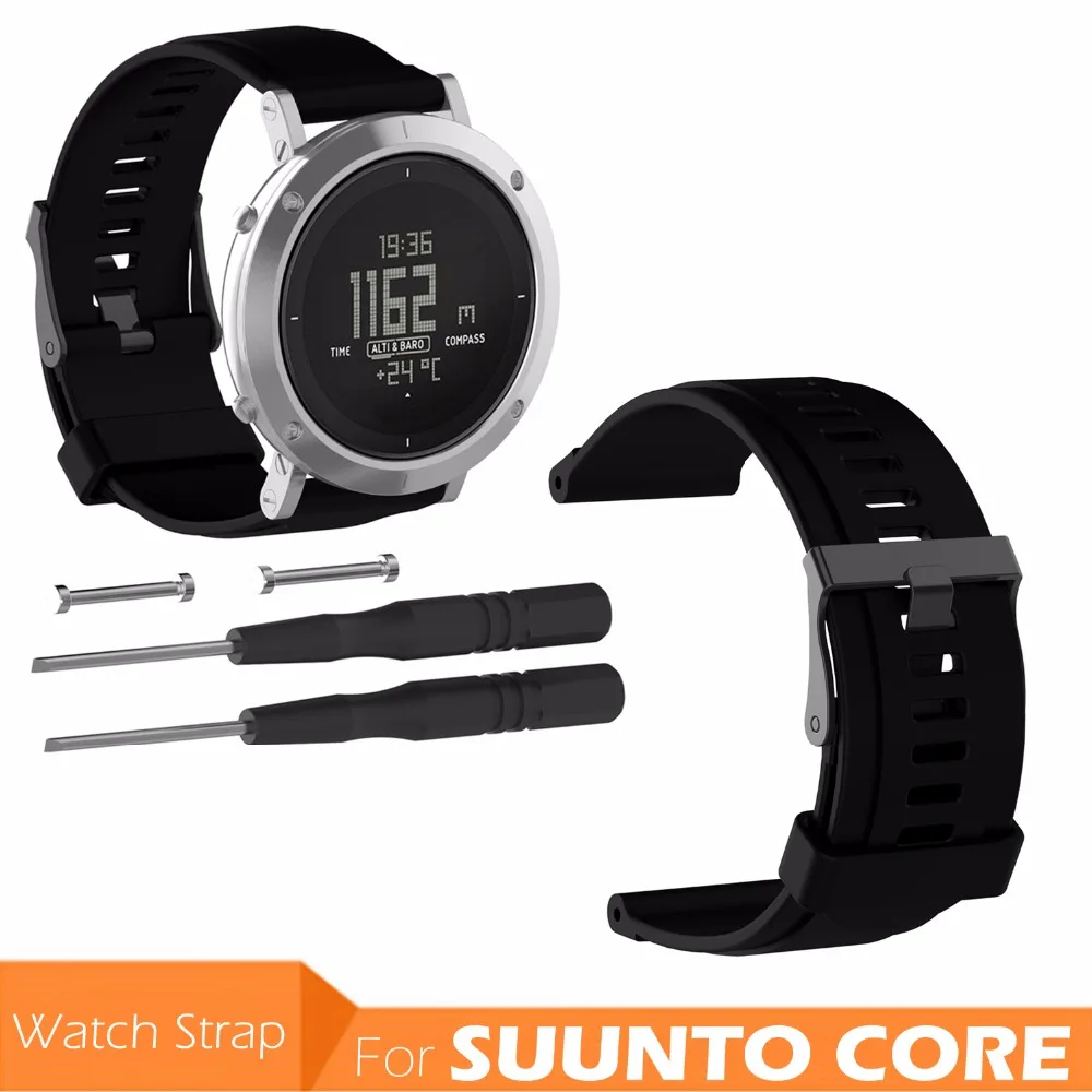 Сменный Силиконовый браслет с инструментами для смарт-часов SUUNTO CORE ремешок