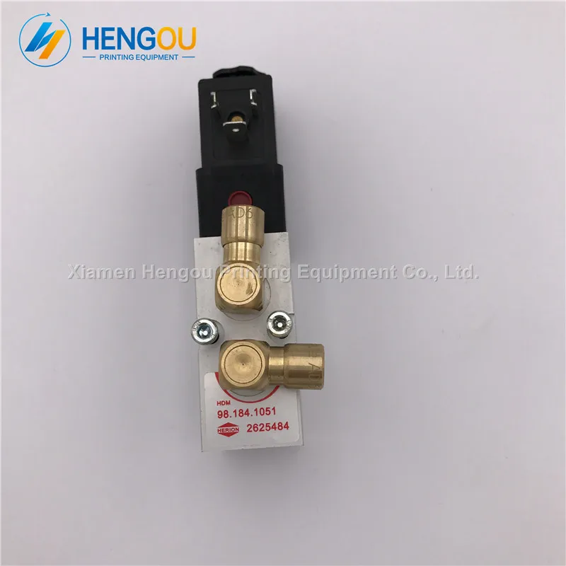 Электромагнитный клапан Heidelberg 98.184.1051 для CD102 SM102 MO Machine Valve 2625484|valve solenoid|valve machinesvalve
