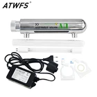 ATWFS УФ-фильтр для воды, очиститель воды, УФ-стерилизатор воды, 220 В110 В, 12 Вт, энергетический напиток