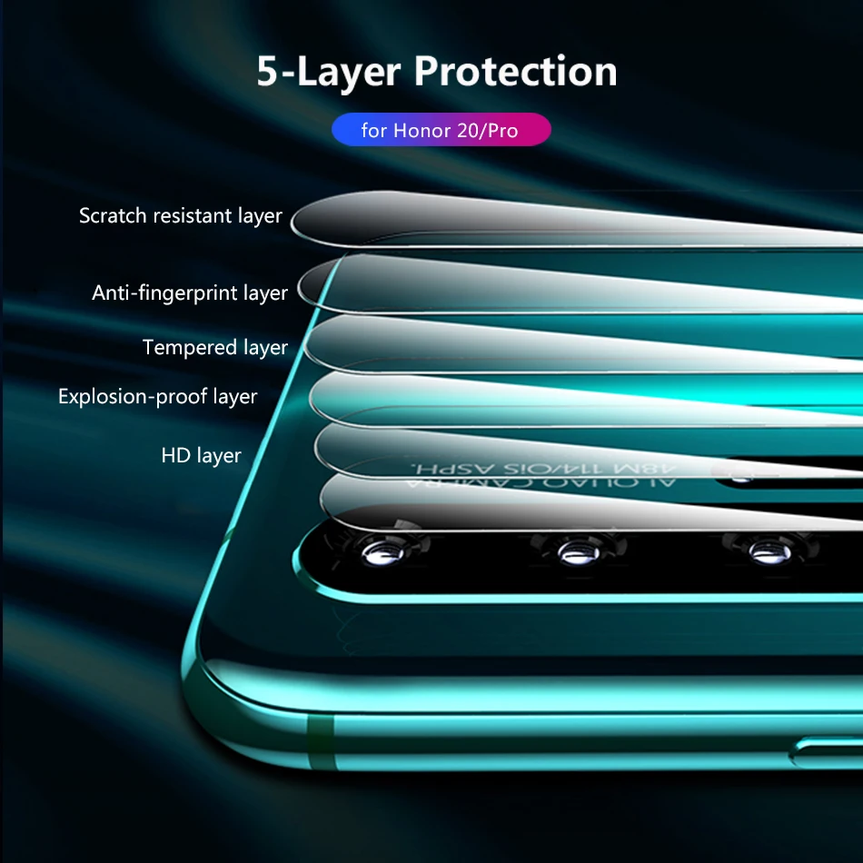 Защитное стекло для экрана и объектива камеры Honor 20 Pro | Мобильные телефоны