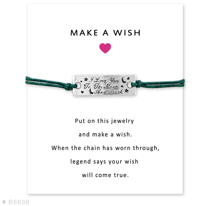 Браслет с шармами Я люблю тебя до Луны | Украшения и аксессуары