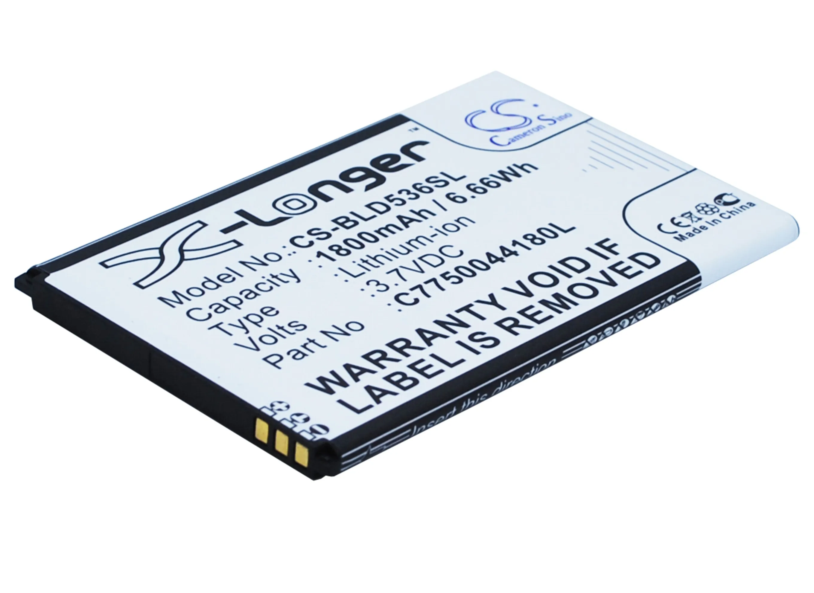 Cameron Sino Высокое качество 1800mAh батарея C775004180L для BLU D030 D030L D030U D030UX D536 D536L D536U D536X Dash