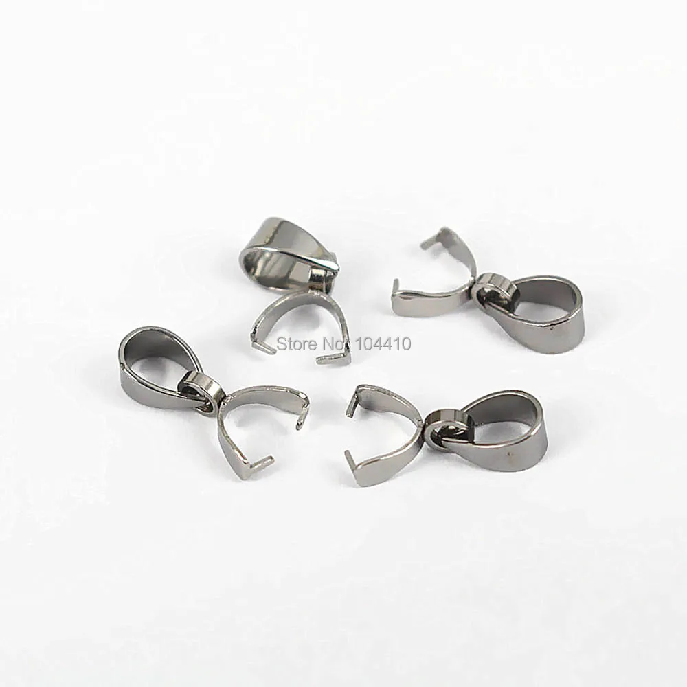 Stainless Steel Pinch Clip Bails Connectors DIY Findings Silver tone Golden Wholesale | Украшения и аксессуары