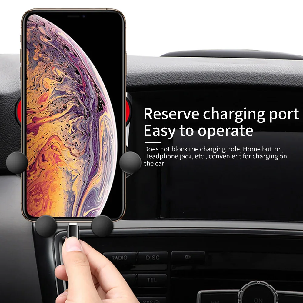 Автомобильный держатель для телефона ALLOMN Iphone X Xs Max в автомобильном