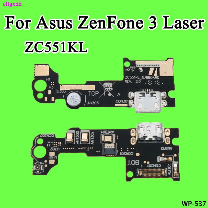 Запасные части для Asus Zenfone 3 Laser ZC551KL док-разъем Micro USB зарядный порт гибкий кабель