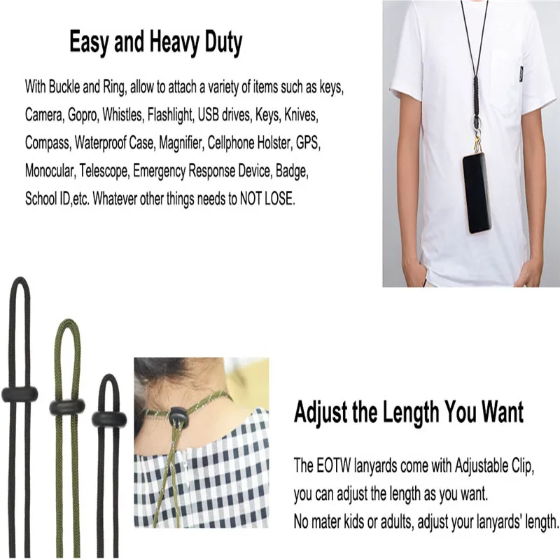 Ремешок для мобильного телефона, милитари, ожерелье, Паракорд, ремешок, брелок, свистки, шнур, ремешок на запястье для ключей, Парашютная веревка