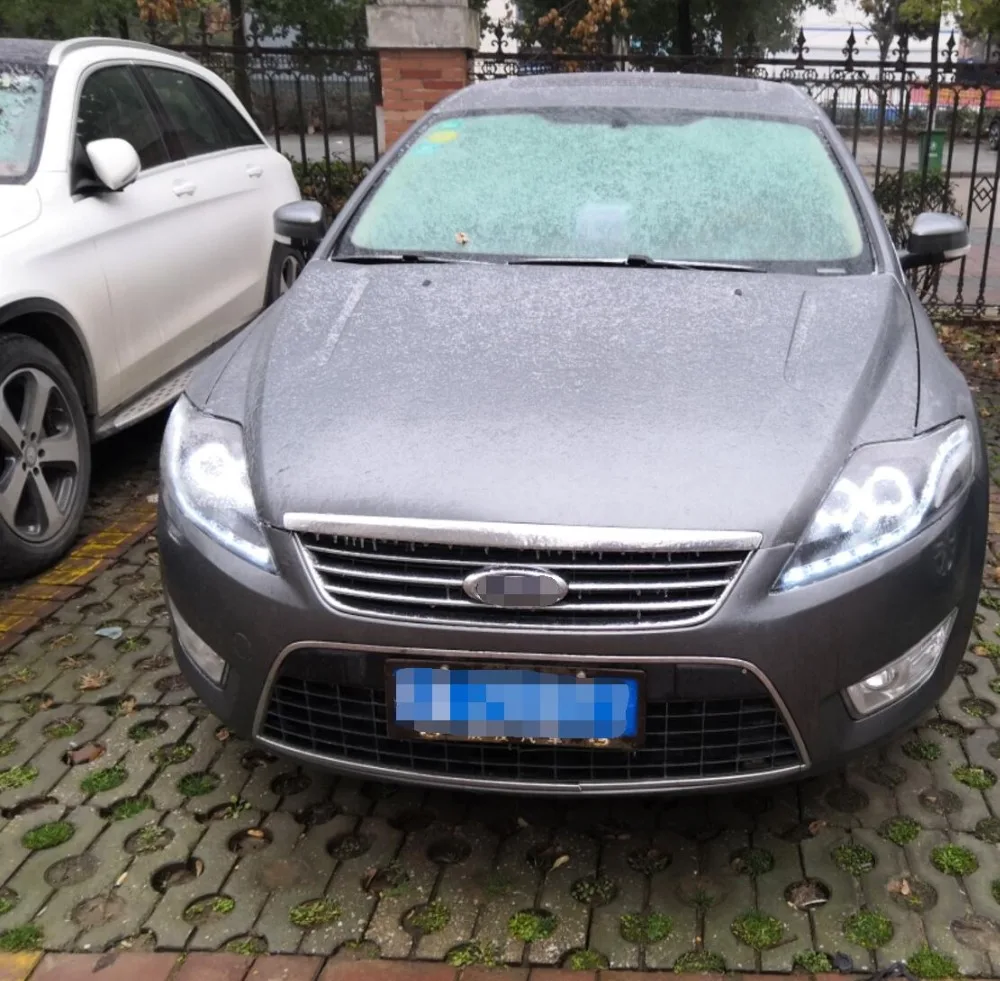 LED Headlights For Ford Mondeo 2007-2012 Car Led Lights Double Xenon Lens Accessories Daytime Running Fog Light | Автомобили и