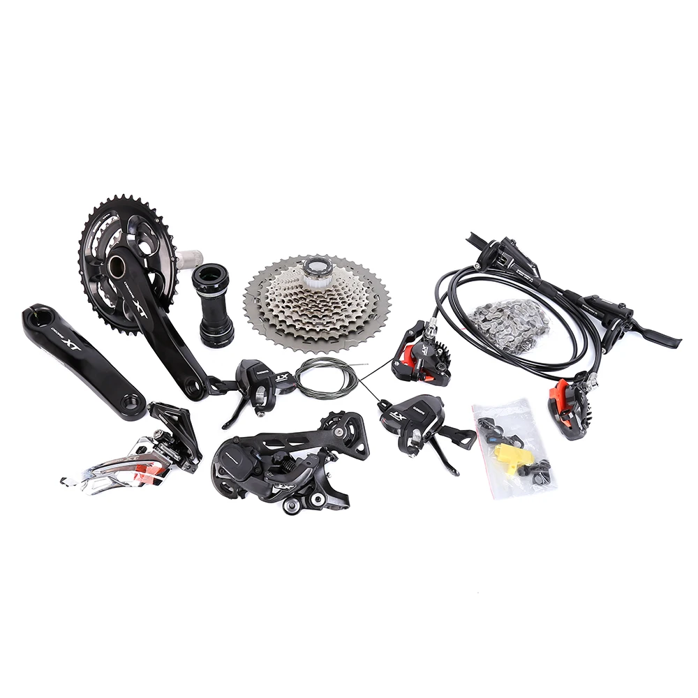 Shimano XT M8000 11s 22s 33s speed комплект для велосипеда набор Шатунов переключатель заднего