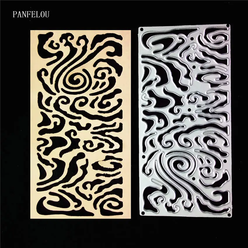PANFELOU Gas clouds metal craft paper die cutting dies Scrapbooking/DIY Easter wedding Embossing mould cards | Дом и сад