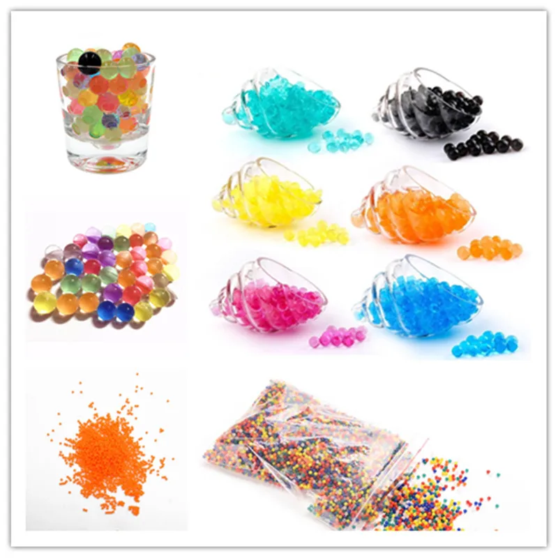 10000pcs Crystal Soil Water Pudding Growth Magic Jelly Ball Children's Toys Hydrogel Wedding Home Decoration 8ZSH803 | Дом и сад