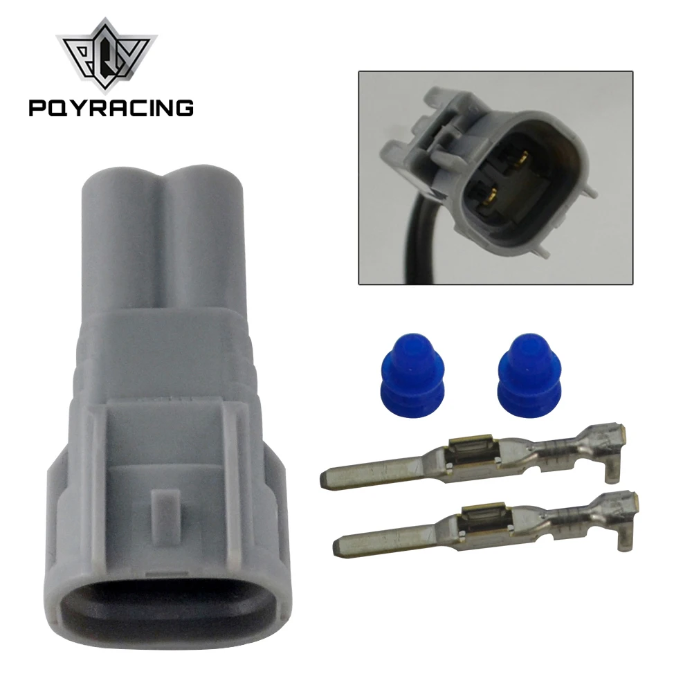 

Gray 2 Pin 2-Way Waterproof Auto Connector(2.2)Male,Efi Plug,Including Terminals + Seal Waterproof Plug 90980-11155