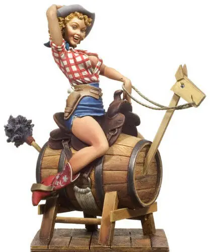 

1/22 80MM ancient girl Hit The Wind 80MM ( HAVE base )Resin figure Model kits Miniature gk Unassembly Unpainted