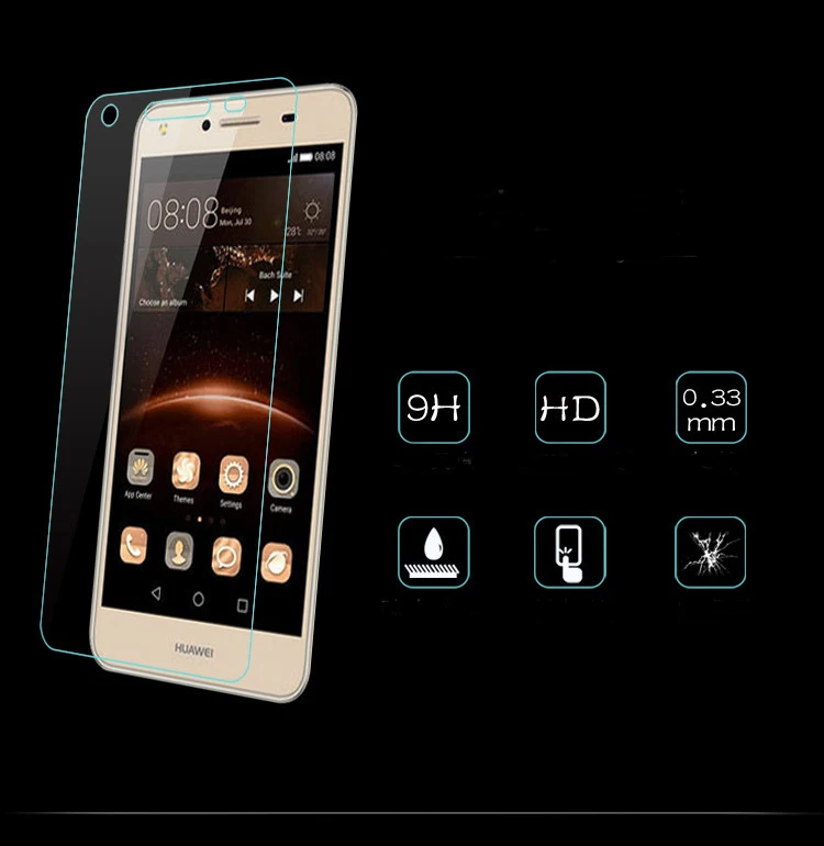 Закаленное стекло для Huawei Y5 II Y3 Y6 compact Pro Премиум Защита экрана пленка Y7 2017 Prime|glass for