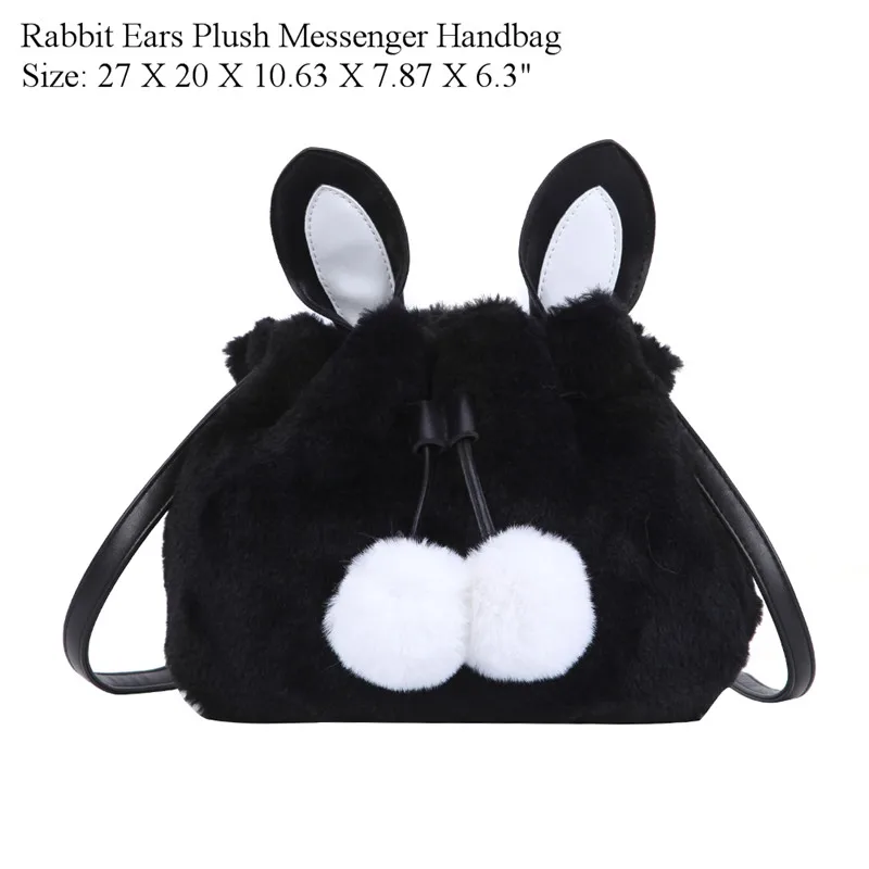 Model 2 Black Милые бархатные рюкзаки с медвежьими ушками для девушек и женщин, школьные сумки на плечо для путешествий, зимний модный рюкзак Mochilas Mujer, рюкзак - Цвет: Model 2 Black