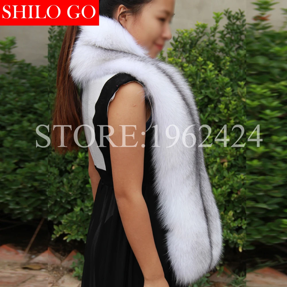 Женская зимняя шаль из меха лисы высокого качества|shawl scarf|fashion scarfscarf fashion |