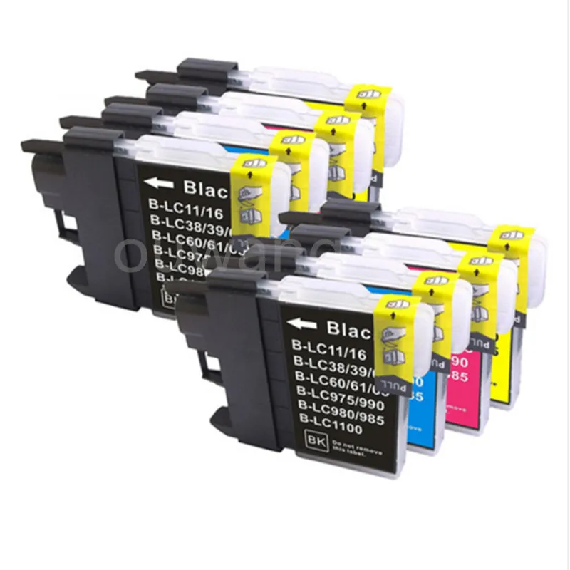 

8PK LC11 LC16 LC38 LC61 LC65 LC67 LC980 LC1100 Ink Cartridge for Brother DCP-385C DCP-390CN DCP-395CN DCP-535CN DCP-585CW Inkjet
