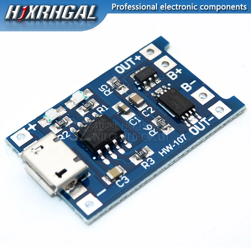 50 шт. 5 в 1 а Micro USB TP4056 18650 литиевая батарея зарядная плата модуль зарядного