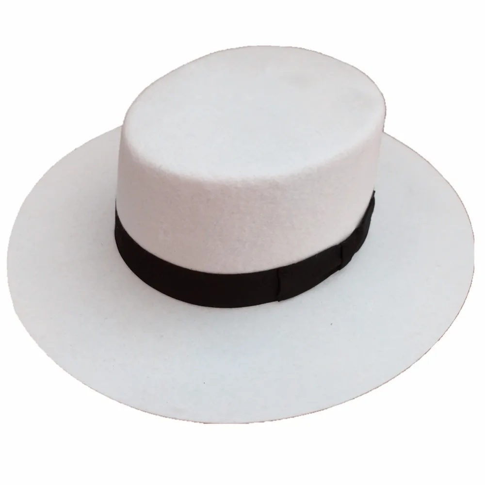 Белая Панама шерсть шляпа бандана для женщин|fedora hat|fedora hat for womanhats |
