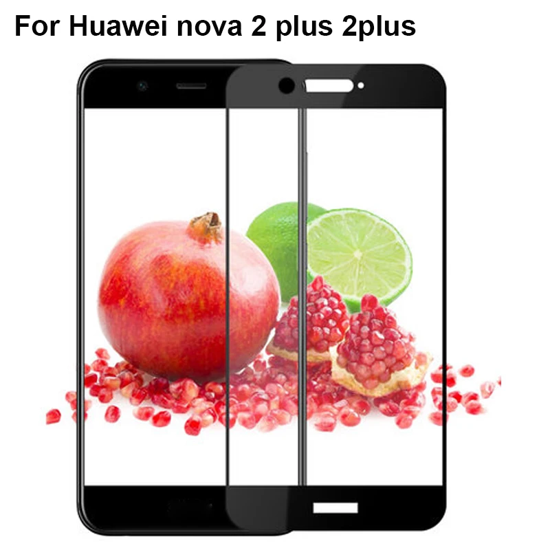 2 шт ультра тонкий протектор экрана закаленное стекло для huawei Nova plus nova2plus полный