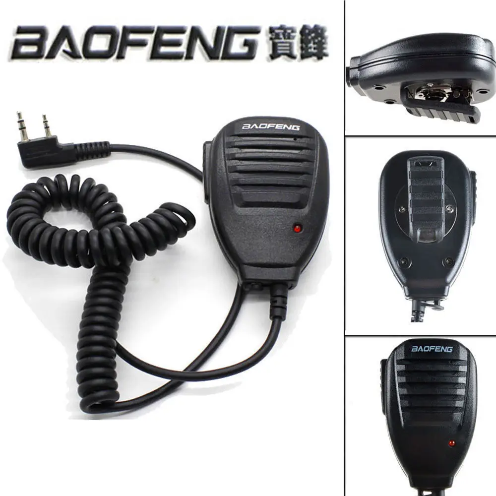 2-полосная радиоколонка Baofeng микрофон для BF-888S UV-5R UV-5RA-C Радио Walkie Talkie Kenwood |