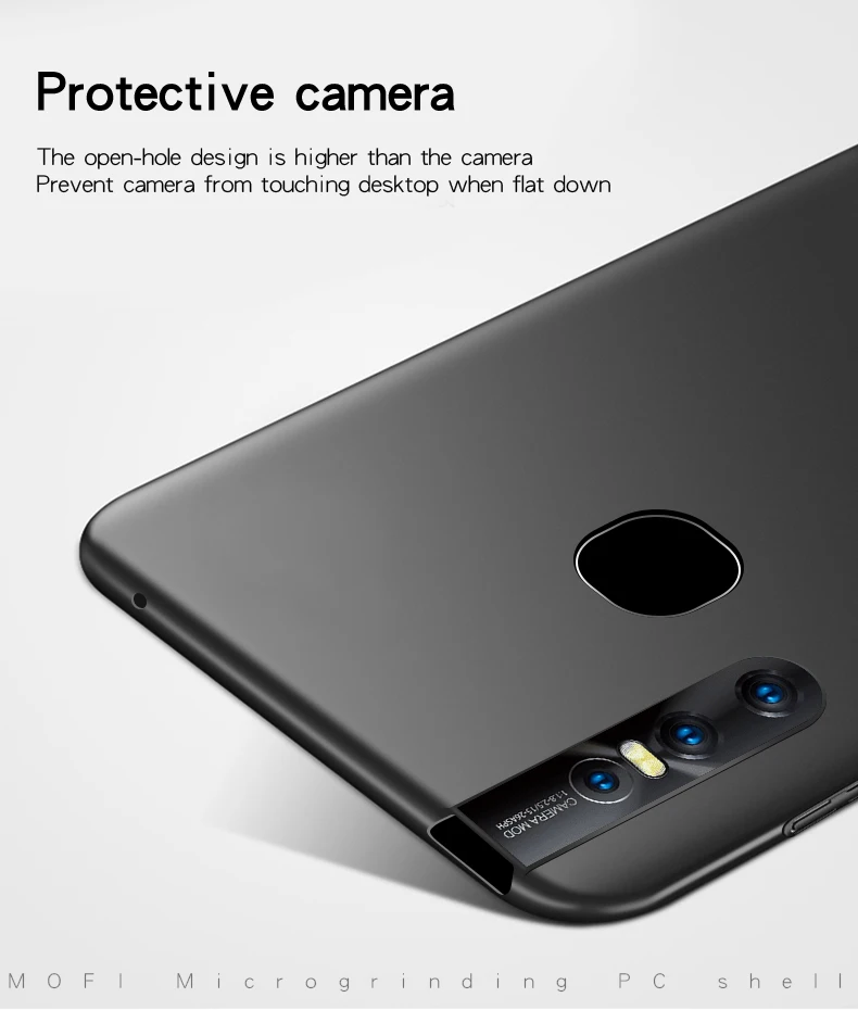 Чехол для VIVO V15/S1 чехол крышки корпуса Mofi классический матовый жесткая