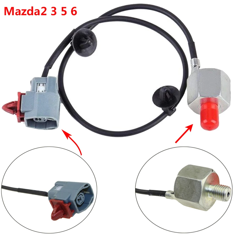 Датчик детонации удара для Mazda 3 BK 1,4 1,6 2,0 2,3 ZJ01-18-921 E1T50371 ZJ0118921 E001T50471 Mazda3 MZR MZR-CD MPS