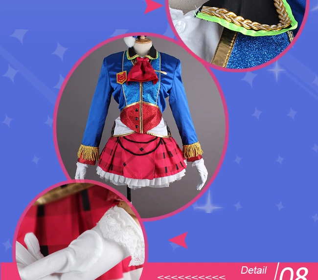 Индивидуальный размер, аниме Lovelive sunshine, вечерние платья для косплея с поездом Kunikida Hanamaru, костюмы на Хэллоуин для женщин, одежда
