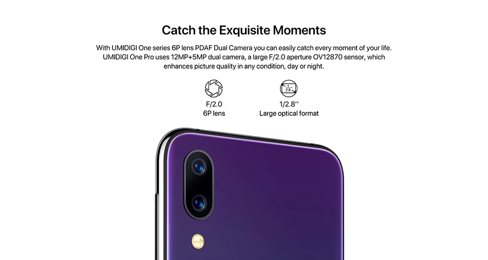 UMIDIGI ONE глобальная версия 5," Полный Мобильный телефон Android 8,1 P23 Восьмиядерный 4 ГБ 32 ГБ смартфон 12 Мп+ 5 Мп двойной 4G мобильный телефон