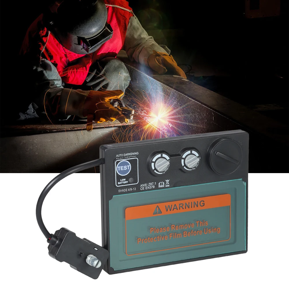 Solar Energy Auto Darkening Welding Helmet Lens Mask welder Cap Grinding Filter Shade Goggles for Soldering | Инструменты