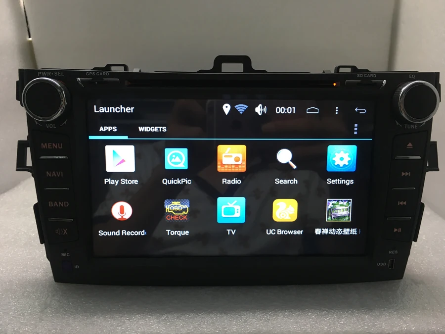 Android 6.0 Quad Core 1024*600 dvd-плеер автомобиля 2din Car 1.6 г 16 ГБ 3 г/Wi-Fi радио GPS для Toyota Corolla 2006-2011