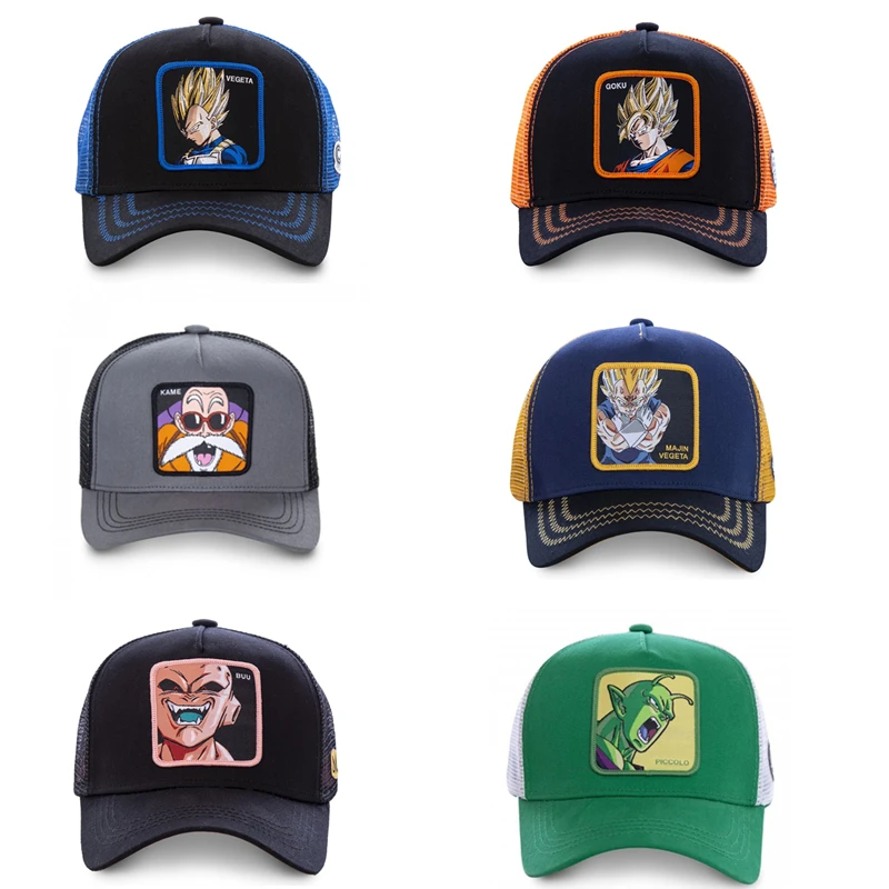 Высококачественная хлопковая бейсболка Snapback PICCOLO с вышивкой в виде драконьего