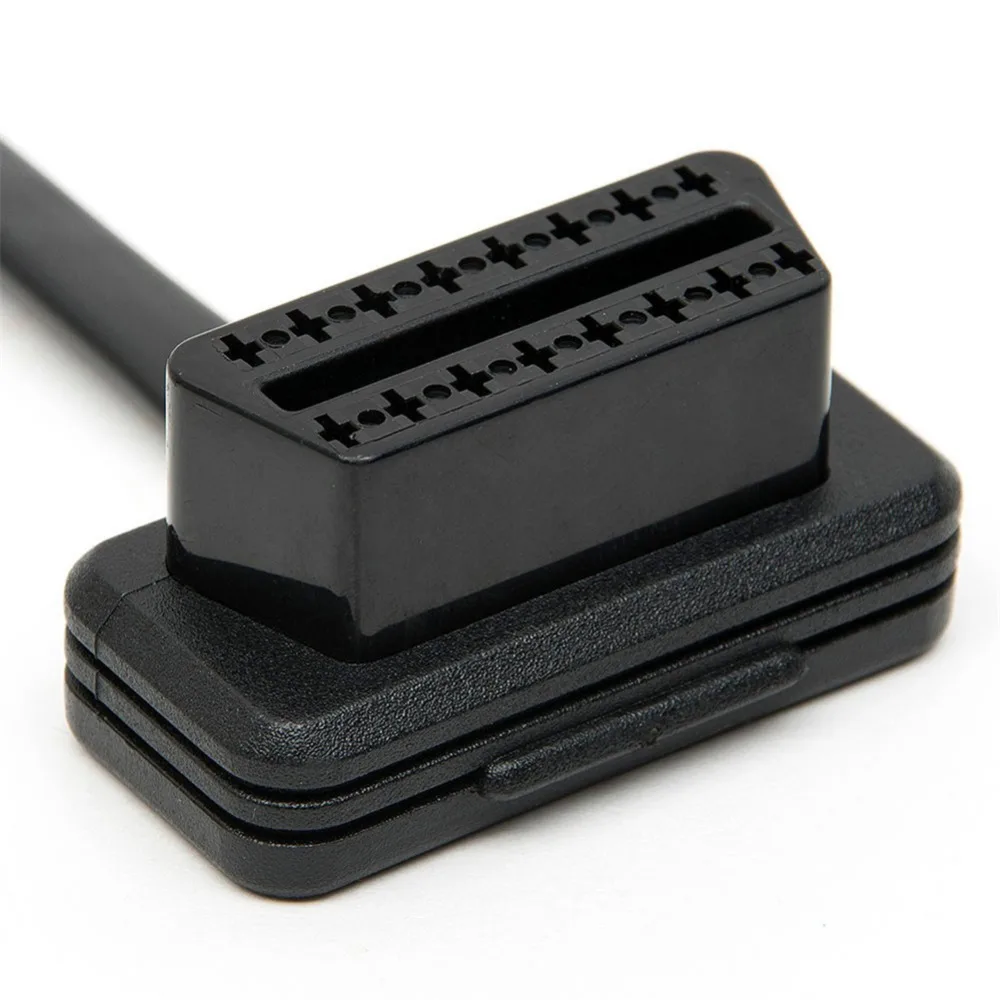 OBD2 16Pin соединитель для удлинителя 60 см 100 мужчина к женский продлить OBD II адаптер