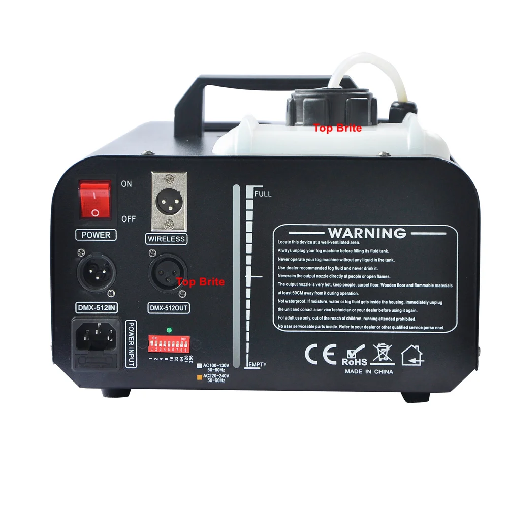 Бесплатная доставка 1500 Вт DMX противотуманная машина вертикальная дымовая